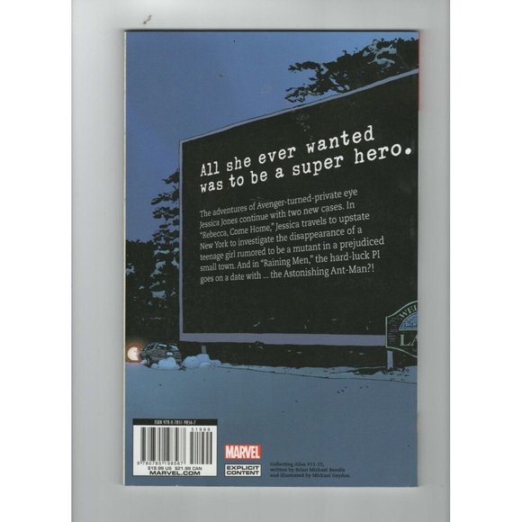 Max Comic Explicit Content Jessica Jones Vol.2 Graphic Novel Comic Book - Picture 3 of 10